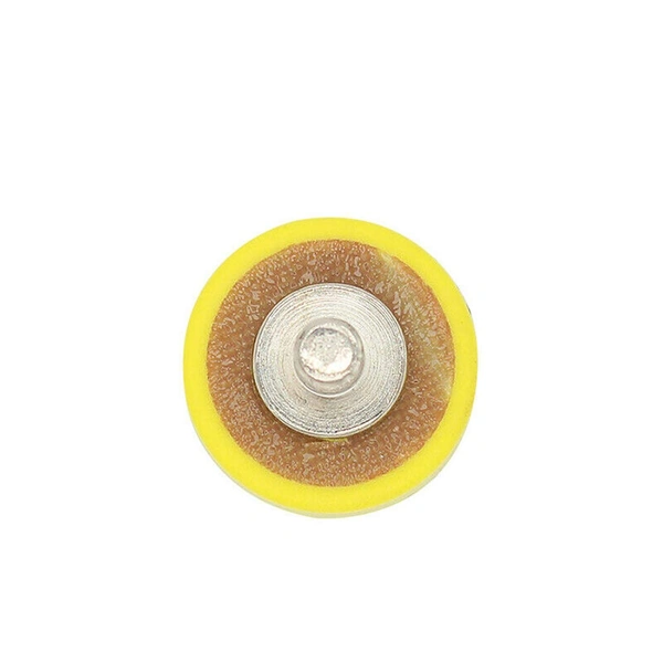DIY Crafts Pack Of 6 Pcs 1" inch Disc Pad, Silver/Yellow/Black, Hook & Loop, 25mm 1"inch Hook & Loop 1" Disc (Pack Of 6 Pcs 1" inch Disc Pad, Silver/Yellow/Black, Hook & Loop) - Pack Of 6 Pcs 1" inch Disc Pad, Silver / Yellow / Black, Hook & Loop