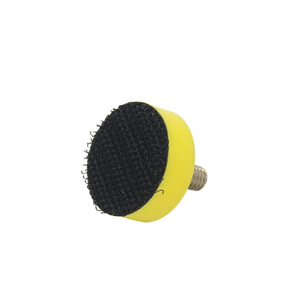 DIY Crafts Pack Of 6 Pcs 1" inch Disc Pad, Silver/Yellow/Black, Hook & Loop, 25mm 1"inch Hook & Loop 1" Disc (Pack Of 6 Pcs 1" inch Disc Pad, Silver/Yellow/Black, Hook & Loop) - Pack Of 6 Pcs 1" inch Disc Pad, Silver / Yellow / Black, Hook & Loop