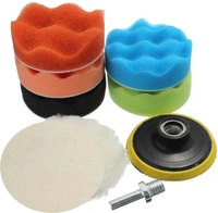 DIY Crafts Pack Of 6 Pcs, 3 inch Multi Color Kit, 1/2/3/4/5/6/7inch Felt Pads Waxing Buffing Polishing Sponge Car Polisher Car Polishing Woolen Buffer, Wax(Pack Of 6 Pcs, 3 inch Multi Color Kit) - Pack Of 6 Pcs, Multi Color Kit