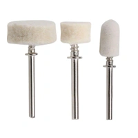 DIY Crafts Pack Of 60 Pcs, Felt Wool Pad With Mandrel, Wool Felt Polishing Pad & Polishing Wheel, Kicpot(Pack Of 60 Pcs, Felt Wool Pad With Mandrel) - Pack Of 60 Pcs, Felt Wool Pad With Mandrel