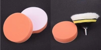 DIY Crafts Pack Of 3" inch, Multi, 6 Pcs Buffing Sponge Car Polishing Pad Disc Wool Disc Polishing Wax Sanding Pad Cleaning Car Accessories Fel(Pack Of 3" inch, Multi) - Pack Of 3" inch, Multi, Qty As Title