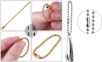 DIY Crafts Pack Of 80 Pcs, Nail Keychain, 100mm+ Long Bead Connector Clasp 2.4 mm Diameter Bal(Pack Of 80 Pcs, Nail Keychain) - Pack Of 80 Pcs, Nail Keychain