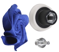 DIY Crafts Polishing Pad Car Glass Felt Polishing Buffing Pad Felt Polishing Buffing Wheel Microfiber Cloth Backing Pad Rotary Tools Glass Metal (Pack Of 3 Kit, Multi Untility Kit) - Pack Of 3 Kit, Multi Untility Kit