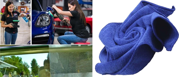 DIY Crafts Polishing Pad Car Glass Felt Polishing Buffing Pad Felt Polishing Buffing Wheel Microfiber Cloth Backing Pad Rotary Tools Glass Metal (Pack Of 3 Kit, Multi Untility Kit) - Pack Of 3 Kit, Multi Untility Kit