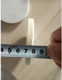 DIY Crafts Scratch Remower Glass Windshield Polishing Pad Wool Polishing Bonnet Car Polishing Pad Polish Waxing Polishing Buffing Side Self Adhesive Backer Pad (4 Pcs Felt Pad, 4" Inch Felt Pad) - 4 Pcs Felt Pad, 4" Inch Felt Pad