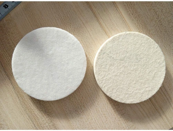 DIY Crafts Scratch Remower Glass Windshield Polishing Pad Wool Polishing Bonnet Car Polishing Pad Polish Waxing Polishing Buffing Side Self Adhesive Backer Pad (4 Pcs Felt Pad, 4" Inch Felt Pad) - 4 Pcs Felt Pad, 4" Inch Felt Pad