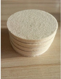 DIY Crafts Scratch Remower Glass Windshield Polishing Pad Wool Polishing Bonnet Car Polishing Pad Polish Waxing Polishing Buffing Side Self Adhesive Backer Pad (4 Pcs Felt Pad, 4" Inch Felt Pad) - 4 Pcs Felt Pad, 4" Inch Felt Pad