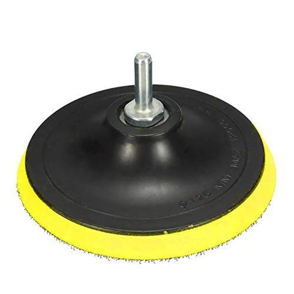 DIY Crafts Self Adhesive 1''inch - 7'' inch Backer Pad Polishing Buffing Plate Rubber + M 10/14 Drill Thread Kit Set (3'' inch Kit, Backer Pad + Universal Drill Nut) - 3'' inch Kit, Backer Pad + Universal Drill Nut