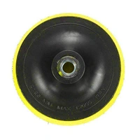 DIY Crafts Self Adhesive 1''inch - 7'' inch Backer Pad Polishing Buffing Plate Rubber + M 10/14 Drill Thread Kit Set (3'' inch Kit, Backer Pad + Universal Drill Nut) - 3'' inch Kit, Backer Pad + Universal Drill Nut