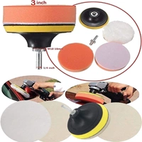 DIY Crafts Self Adhesive Wool & Felt Polishing Wheel/TREO 95% / 2.5 microns / 1.75oz, Polishing Glass Metal Nonmetal Steel Copper Polishing Felt Pad Wool Pad (100 Grm Cerium Oxide, 4" inch Set) - 100 Grm Cerium Oxide, 4" inch Set