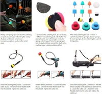 DIY Crafts With 1x Felt 1x Fur Pad, 1" inch Kit, Mini Buffing Polishing Detail Polisher Pads Use Rotary Tools, Cordless Drill, Polisher Tool for Tight Area De (With 1x Felt 1x Fur Pad, 1" inch Kit) - With 1x Felt 1x Fur Pad, 1" inch Kit