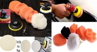 DIY Crafts with 5X Felt 5X Fur 5X Backer Pads, 1" inch Kit, 6-11x Gross Polishing Buffing Pad Kit Drill Nut Polishing Foam Buffing Compound Auto Poli (with 5X Felt 5X Fur 5X Backer Pads, 1" inch Kit) - with 5X Felt 5X Fur 5X Backer Pads, 1" inch Kit