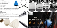 DIY Crafts With 4x Felt 4x Fur 4x Backer Pad, 7"inch, 15x Mini 1-3"inch Cones-Choice 1-7"inch Wool Pad Polishing Wheel Point Mandrel Tight Area Detailing W (With 4x Felt 4x Fur 4x Backer Pad, 7"inch) - With 4x Felt 4x Fur 4x Backer Pad, 7"inch