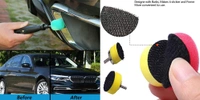 DIY Crafts With 4x Felt 4x Fur Pads, 1" inch Kit, Mini Buffing Polishing Detail Polisher Pads Use Rotary Tools, Cordless Drill, Polisher Tool for Tight Area D (With 4x Felt 4x Fur Pads, 1" inch Kit) - With 4x Felt 4x Fur Pads, 1" inch Kit