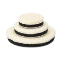 DIY Crafts With 1x Fur 1x Felt Pad, 2" inch Kit, 9-15x Polishes Set 1/2/3" Drill Buffing Buffer Pad Polishing Pad Size Kit, M14 Backing Pad Adapter Power Tools (With 1x Fur 1x Felt Pad, 2" inch Kit) - With 1x Fur 1x Felt Pad, 2" inch Kit