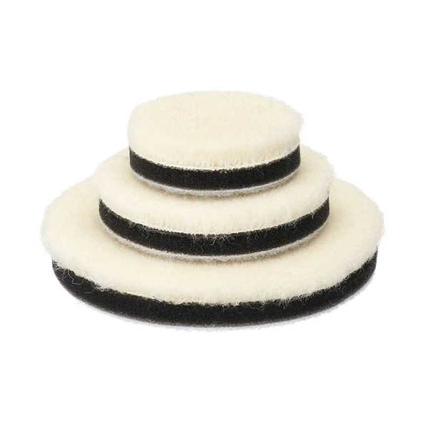 DIY Crafts With 1x Fur 1x Felt Pad, 2" inch Kit, 9-15x Polishes Set 1/2/3" Drill Buffing Buffer Pad Polishing Pad Size Kit, M14 Backing Pad Adapter Power Tools (With 1x Fur 1x Felt Pad, 2" inch Kit) - With 1x Fur 1x Felt Pad, 2" inch Kit