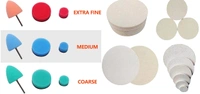 DIY Crafts With 4X Fur Pad, 2"inch Felt Pad, 16x Mini Buffing Polishing Pads Detail Polisher Pads Use On Rotary Cordless electric drill, Polisher Tight Area Detail(With 4X Fur Pad, 2"inch Felt Pad) - With 4X Fur Pad, 2"inch Felt Pad
