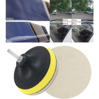 DIY Crafts Wool Felt Polishing Wheel High Density Wool Polishing Disc Back Polished Chip Solid Texture Grinding Polishing (Pack Of 1 Set, 5" inch Felt + Backer Pad + Drill Universal Adopter) - Pack Of 1 Set, 5" inch Felt + Backer Pad + Drill Universal Adopter