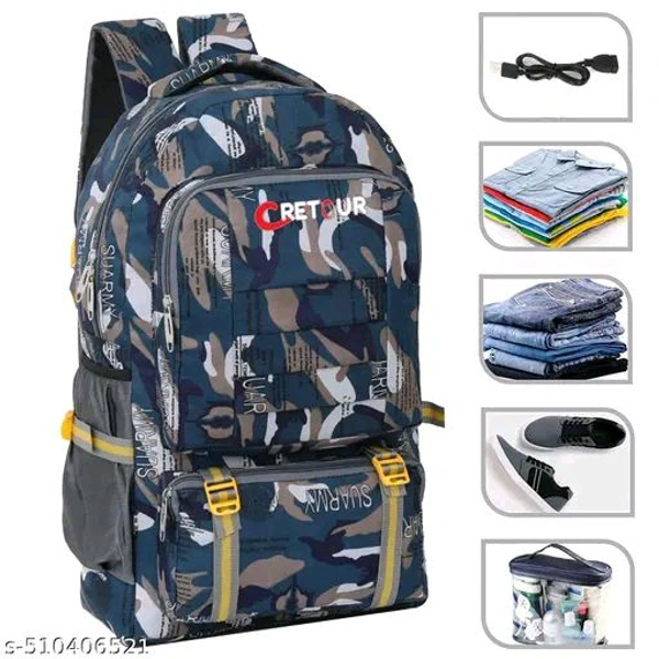 Tracking Bag for Men Nevy Blue  - Free Size