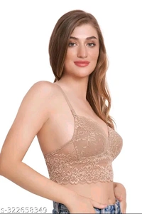 Maroon Clothing Women's Solid White Bra - 32C