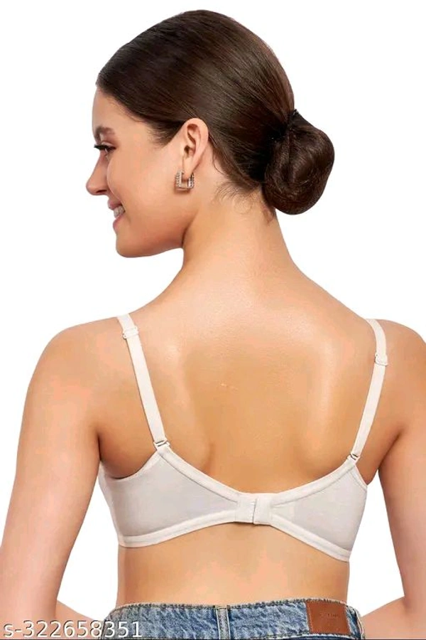 Maroon Clothing Women's Solid White Bra - 32C
