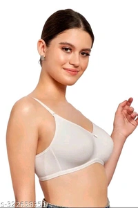 Maroon Clothing Women's Solid White Bra - 32C