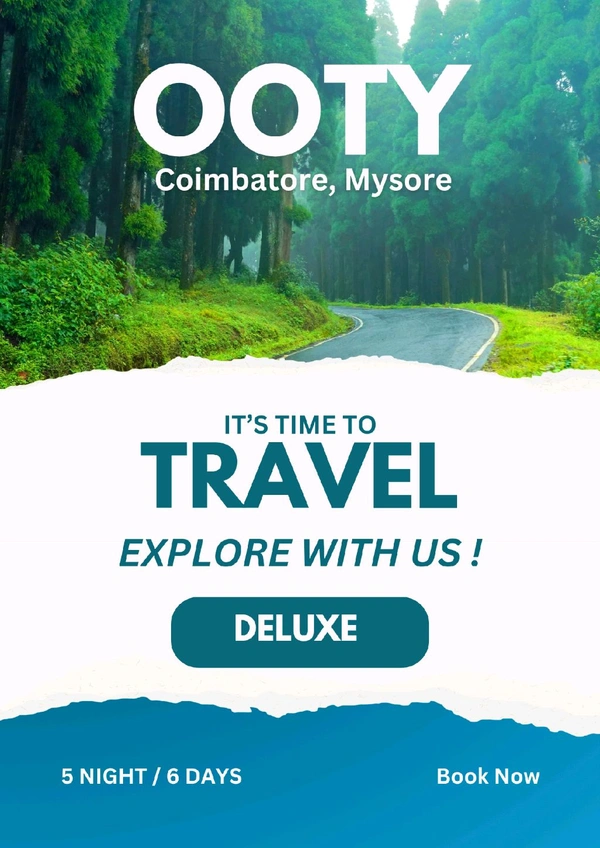 OOTY TOUR (DLX)- 5N/6D MAP