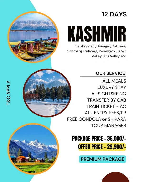 KASHMIR - 12 DAYS 