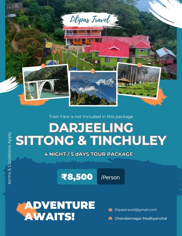 SITTONG, DARJEELING, TINCHULEY (DLX)- 4N/5D MAP