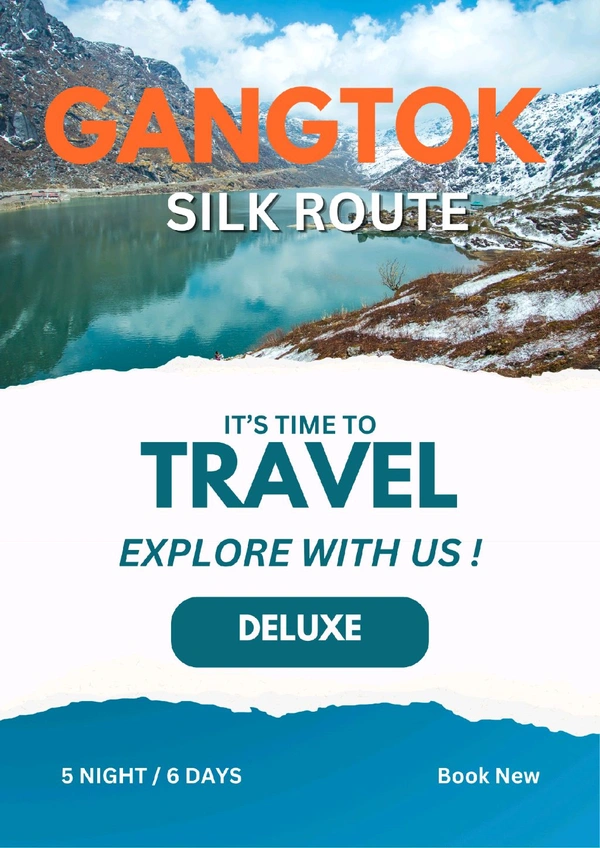 GANGTOK SILK ROUTE (DLX)- 5N/6D MAP