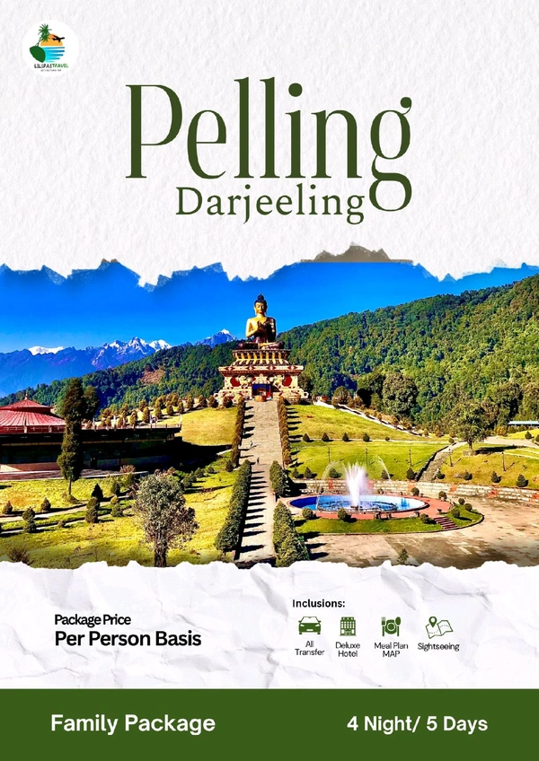 PELLING DARJEELING (FLY)- 4N/5D MAP