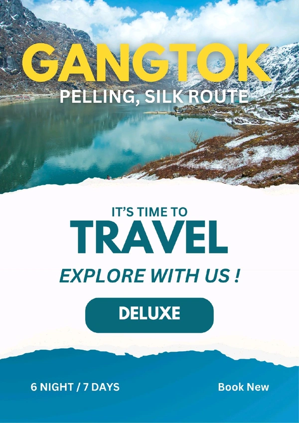 PELLING GANGTOK SILK ROUTE (DLX)- 6N/7D MAP