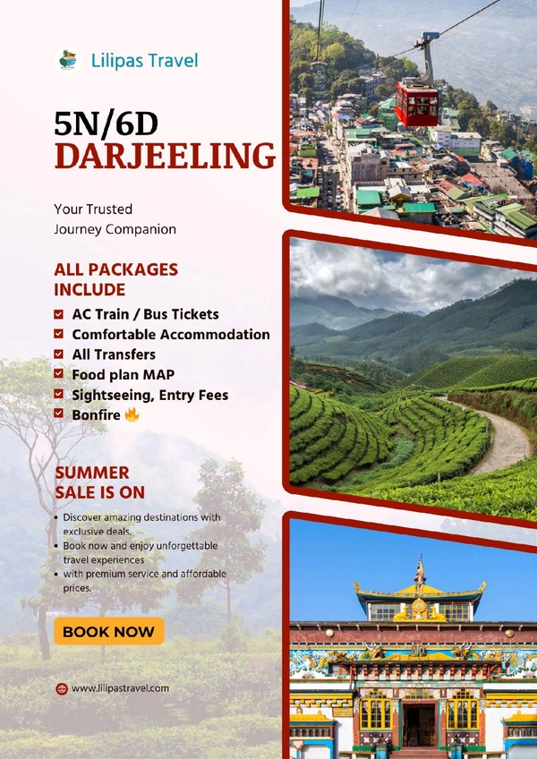DARJEELING (12th Aug)- 5N/6D PRM