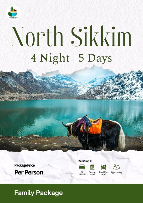 NORTH SIKKIM (FLY)- 4N/5D MAP