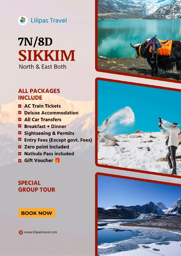 BOTH SIKKIM (22nd Feb)- 7N/8D MAP