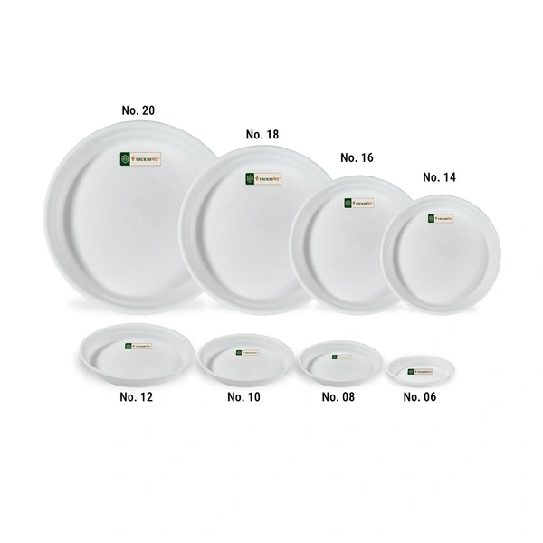 Vrukshveda UV White Bottom Tray - No.10