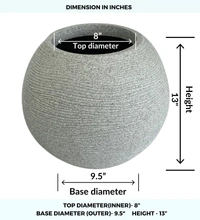 Vrukshveda Juniper Planter 15 - Marble White