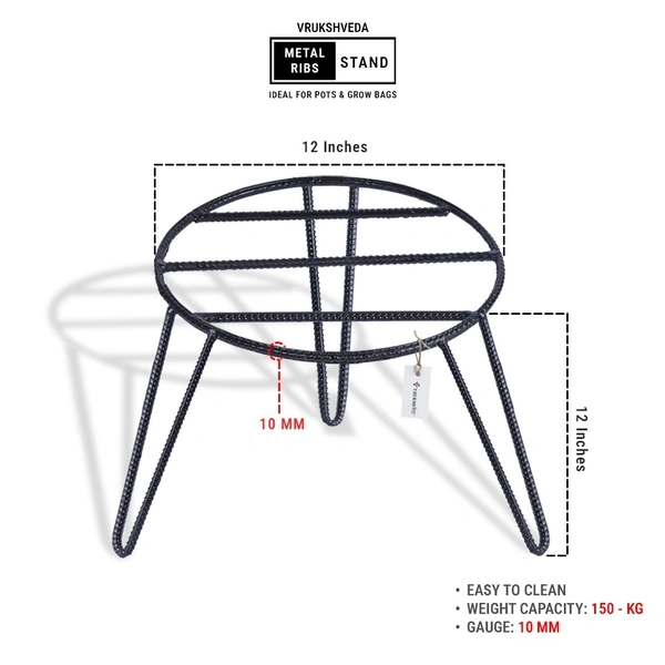 Vrukshveda 12x12 Planter Stand - 10mm - 