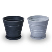 Vrukshveda BR Outoor Planter - 26 Inch, Grey