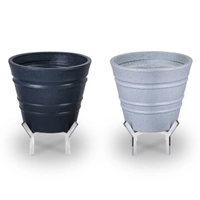 Vrukshveda BR Outoor Planter - 26 Inch, Grey