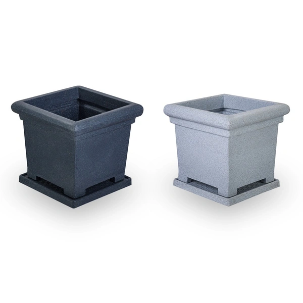 Vrukshveda BS Outdoor Planter - 21 Inch, White