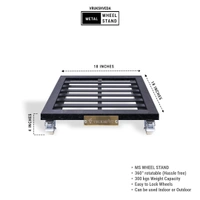 18 inch - Square Wheel Stand 