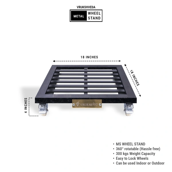 18 inch - Square Wheel Stand 