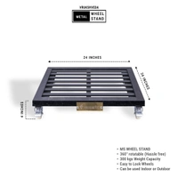 24 inch - Square Wheel Stand 