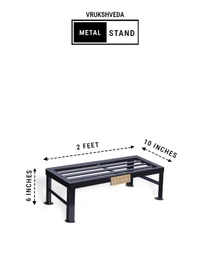 Vrukshveda 2 ft - Bench Stand - MS, Black