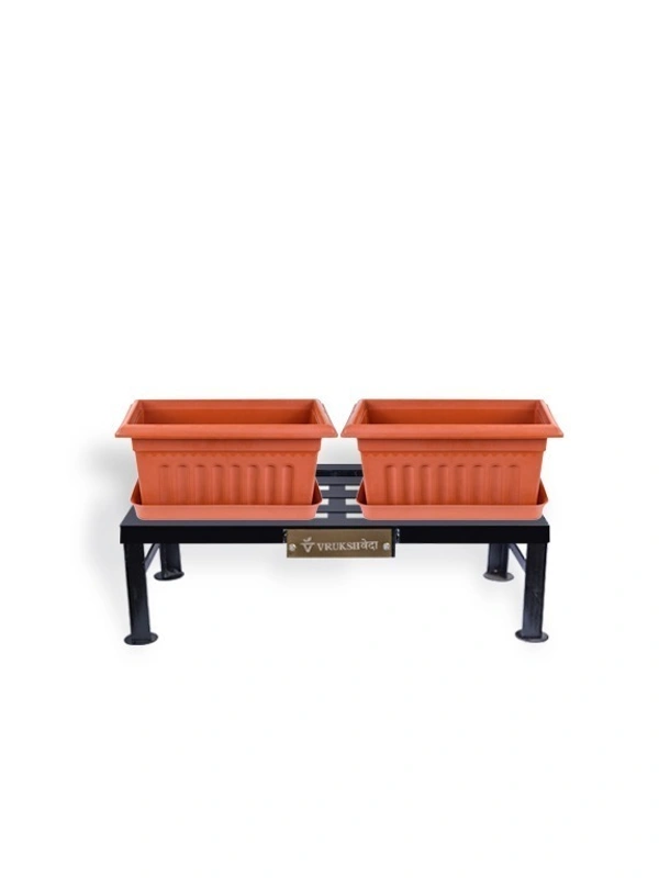 Vrukshveda 2 ft - Bench Stand - MS, Black
