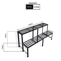 Vrukshveda II Tier Metal Stand - 4 Feet - 