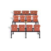 Vrukshveda III Tier Metal Stand - 4 Feet - 