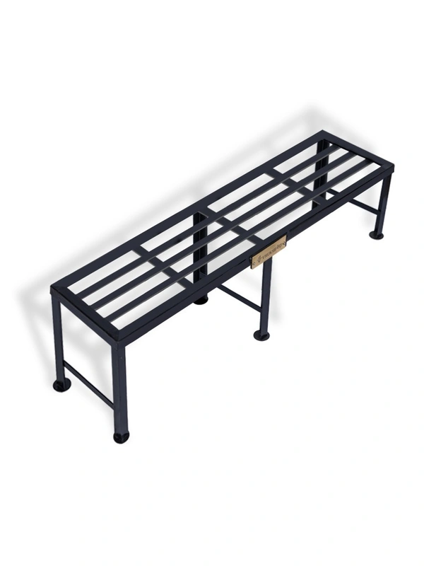 Vrukshveda 4 ft - Tall Bench Stand [Rust Free] - Powder Coated, Black