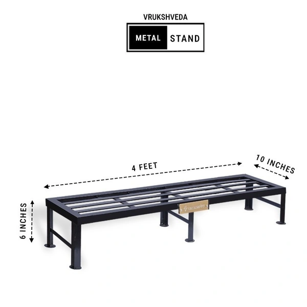 Vrukshveda 4 ft - Bench Stand - Powder Coated, White